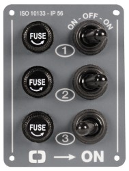 3-switch electric control  panel  